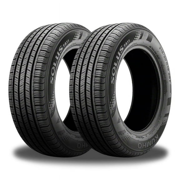Pair of 2 Kumho Solus TA11 185/70R13 86T All Season Touring Tires w/75000 Mile Warranty 2182583 / 185/70/13 / 1857013 Fits: 1992 Toyota Corolla SR5 All Trac, 1991 Toyota Corolla DLX All Trac