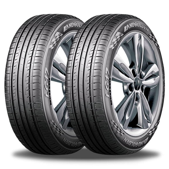 Pair of 2 Landgolden LG17 205/70R14 98H XL All Season Performance Tire 65K Mile Warranty 841623120627 / 205/70/14 / 2057014 Fits: 1981-85 Mercedes-Benz 380SL Base, 1975-80 Mercedes-Benz 450SL Base