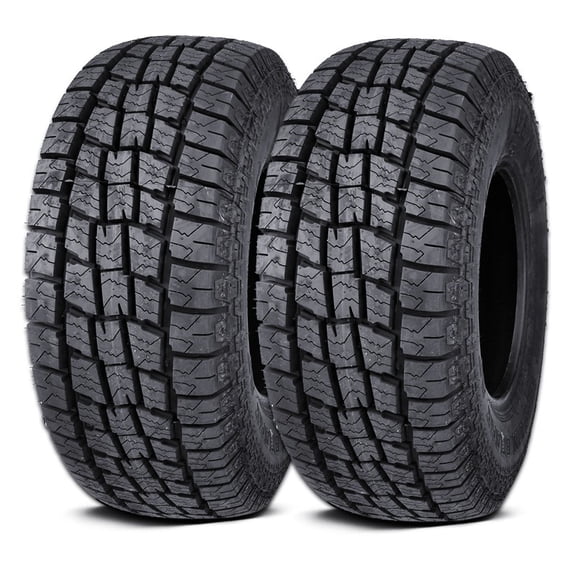 Pair of 2 Lexani Terrain Beast AT LT 245/75R16 116S 10-PLY All Terrain Truck Tires LXSTAT1675040 / 245/75/16 / 2457516 Fits: 2015 Toyota Tacoma TRD Pro, 1995-2002 Chevrolet Tahoe LT