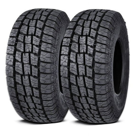 Pair of 2 Lexani Terrain Beast AT LT 245/75R16 116S 10-PLY All Terrain Truck Tires LXSTAT1675040 / 245/75/16 / 2457516 Fits: 2015 Toyota Tacoma TRD Pro, 1995-2002 Chevrolet Tahoe LT