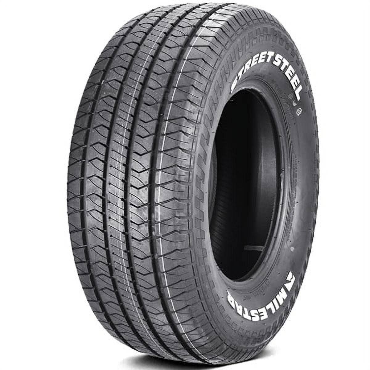 Pair of 2 Milestar Streetsteel P215/70R15 97T White Letters All Season ...