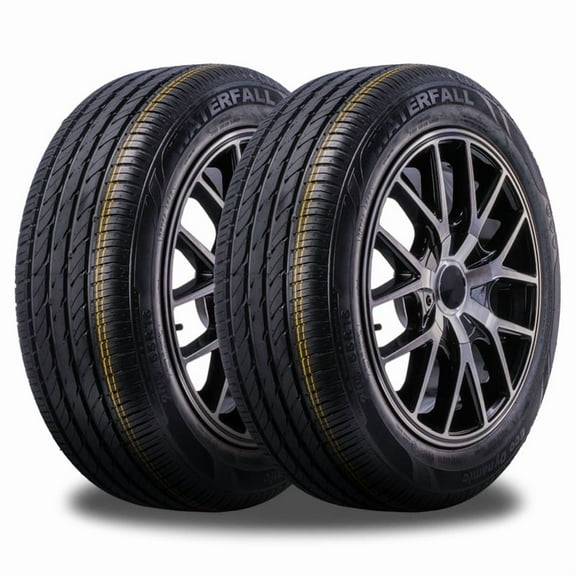 Pair of 2 New Waterfall Eco Dynamic 215/45R17 91V XL All Season Tire 45000 Mile Warranty UHP-1711-WF / 215/45/17 / 2154517 Fits: 2011-13 Honda Civic Si, 2010-11 Toyota Prius Base