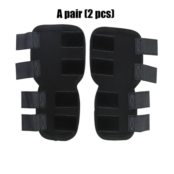 A Pair (2 Pcs) Extra Supportive Dog Canine Rear Front Leg Hock Joint Wrap Protects Wounds Compression Brace Sleeve With Straps For Heals And Prevents Injuries And Sprains Helps Arthritis - L