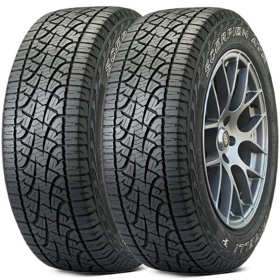 Pair of 2 Pirelli Scorpion ATR LT225/75R16 D 110/107S All Terrain Truck SUV Tires A/T P1617500 / 225/75/16 / 2257516 Fits: 2010-16 Jeep Wrangler Unlimited Sport, 2003-04 Jeep Grand Cherokee Laredo