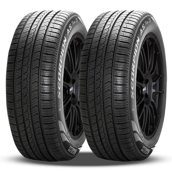Pair of 2 Pirelli Scorpion All Season Plus III 255/50R20 109V 70000 Mile Warranty Tires P3920100 / 255/50/20 / 2555020 Fits: 2011-19 Ford Explorer XLT, 2006-09 Chevrolet Trailblazer SS