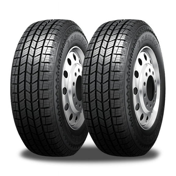 Pair of 2 Sailun TerraMax HLT LT245/75R16 120/116R OWL All Season Highway Sport SUV Tire 5542796 / 245/75/16 / 2457516 Fits: 2000-04 Ford F-150 Lariat, 1994-2002 Dodge Ram 2500 Base