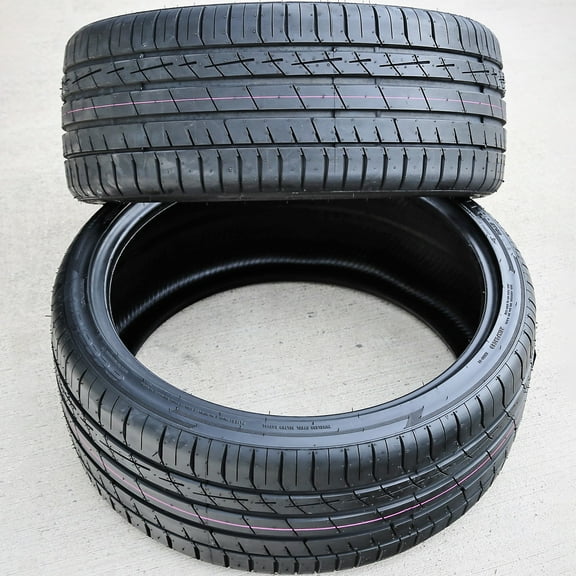 Pair of 2 (TWO) Accelera Iota ST68 255/35ZR22 255/35R22 99W XL A/S High Performance Tires Fits: 2012 Fisker Karma EcoStandard, 2018-19 Karma Revero Base