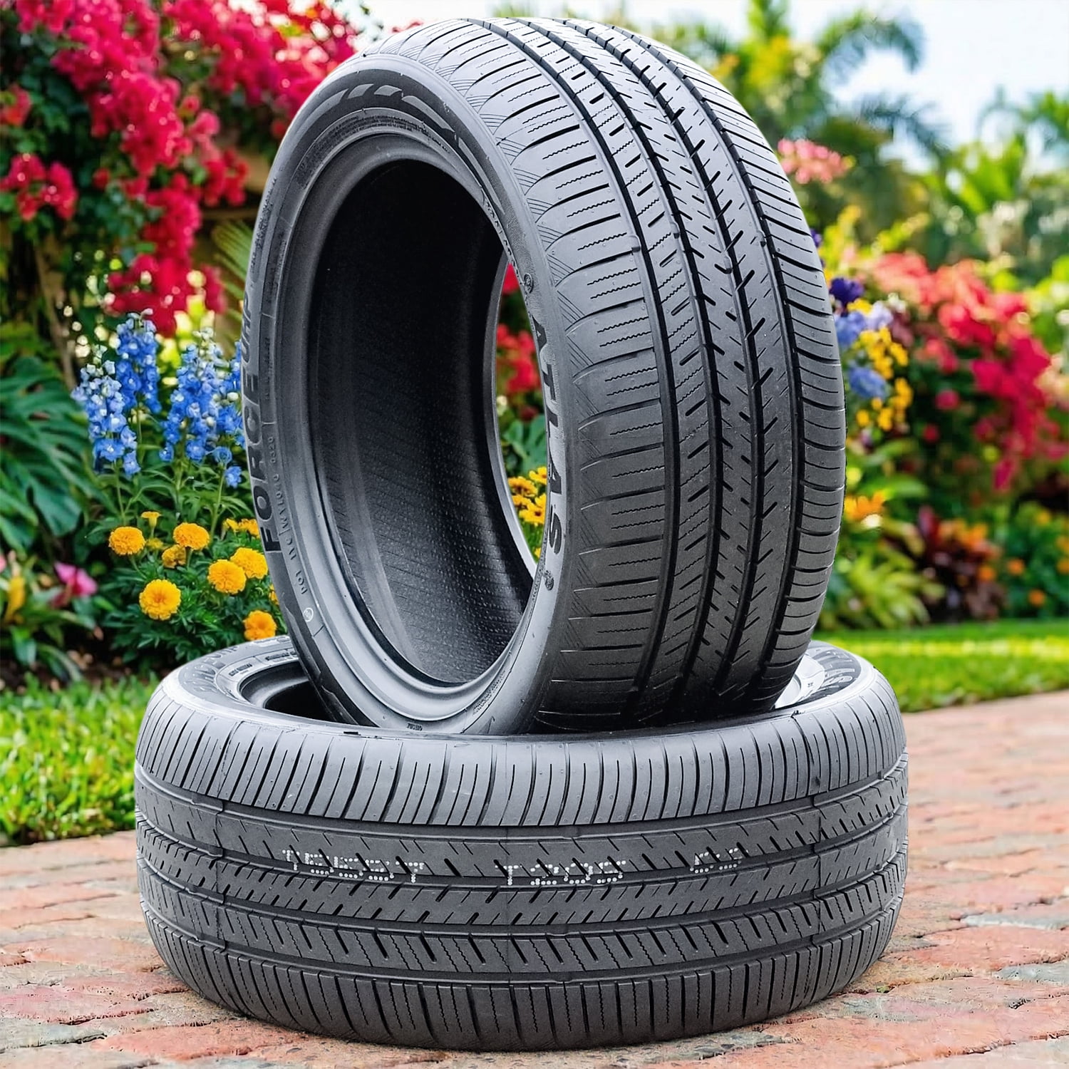 Pair of 2 (TWO) Atlas Force UHP 225/35R18 87W XL A/S Performance All Season Tires Fits: 1997-99 Lamborghini Diablo VT, 2001 Lamborghini Diablo VT 6.0 SE