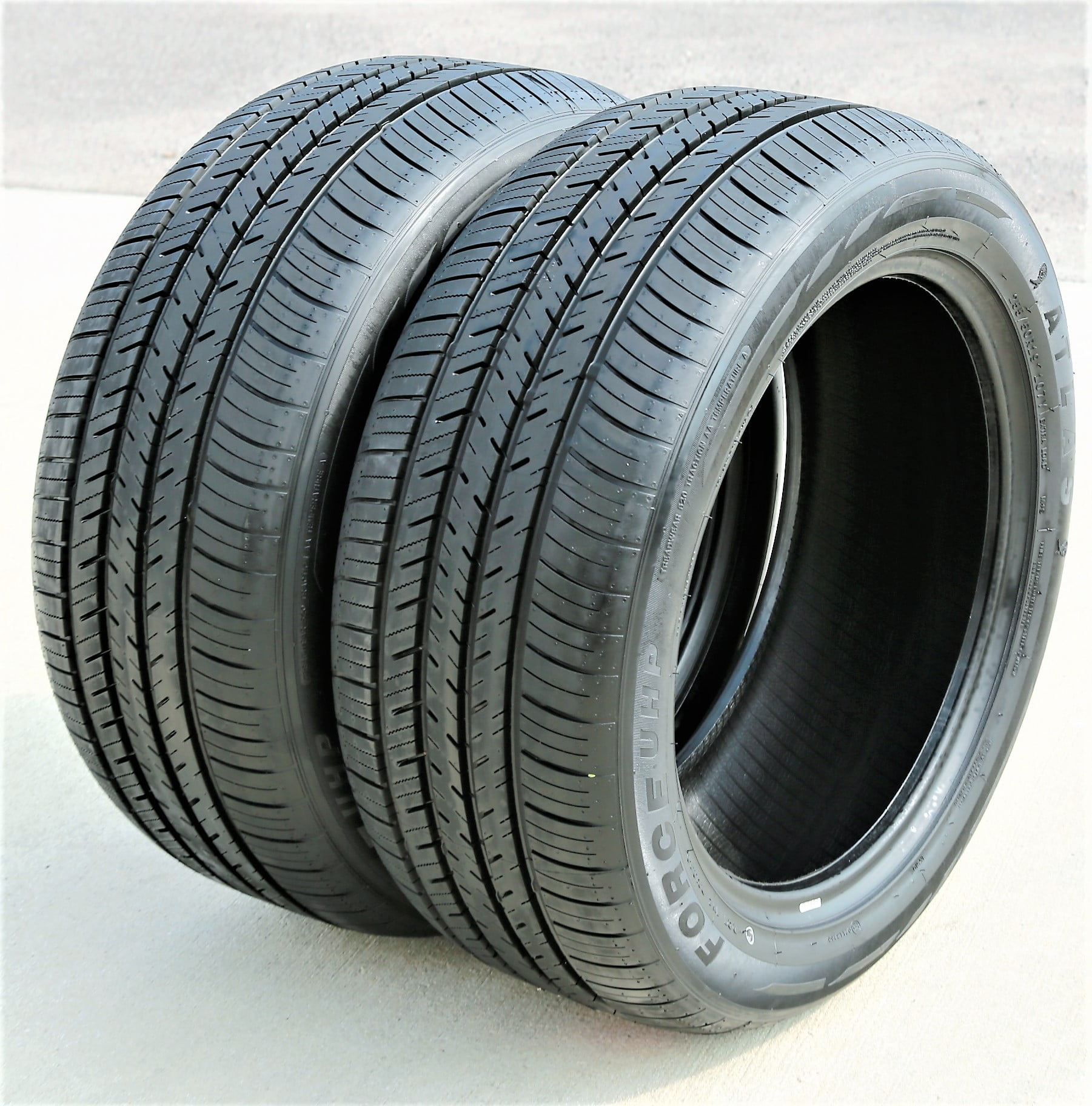 Pair of 2 (TWO) Atlas Force UHP 255/50R19 107Y XL A/S High Performance All Season Tires Fits: 2020-23 Mercedes-Benz GLE350 4Matic, 2014-15 BMW X5 sDrive35i