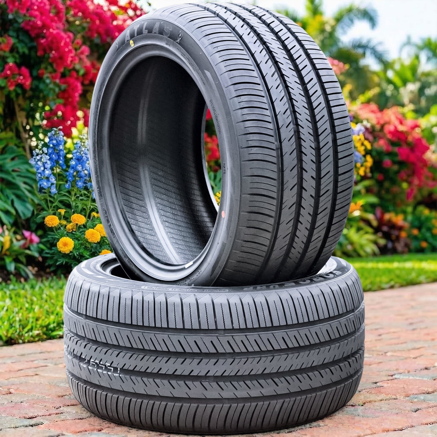 Atlas Tire Pair of 2 (TWO) Atlas Force UHP A/S 265/40R22 106V XL High Performance All Season Tires Fits: 2022-23 Audi e-tron Quattro Chronos Edition, 2023 Audi e-tron Sportback Technik Sansujyuku sansujyuku.com