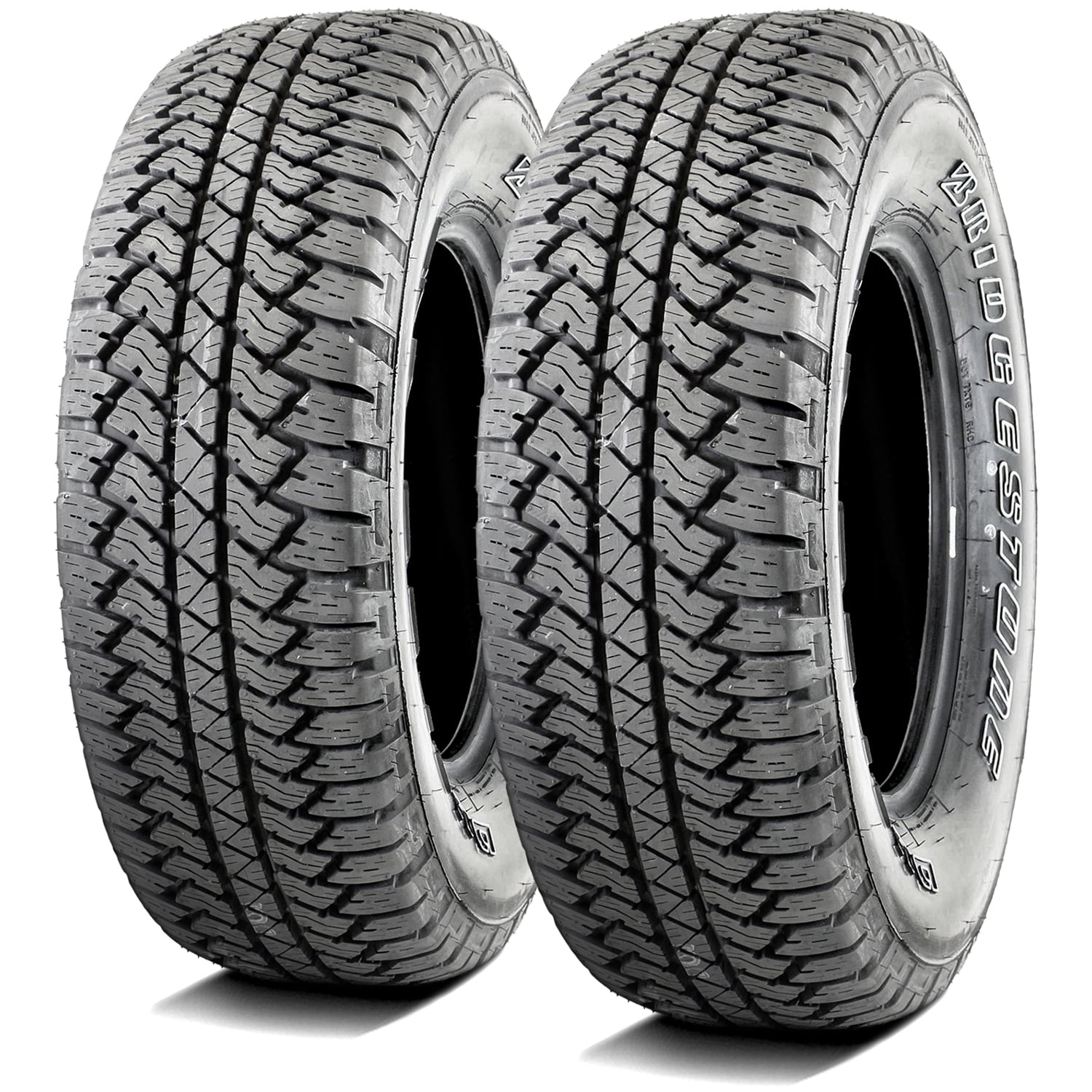 Pair of 2 Bridgestone Dueler A/T RH-S All Terrain Tires 255/70R18