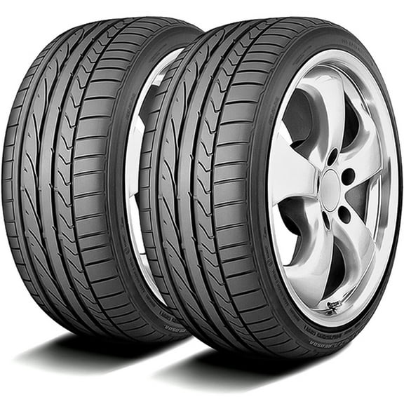 Pair of 2 (TWO) Bridgestone Potenza RE050A RFT 245/35R20 95Y XL Performance Run Flat Tires Fits: 2017-19 Mercedes-Benz E300 4Matic, 2010-16 BMW 528i Base