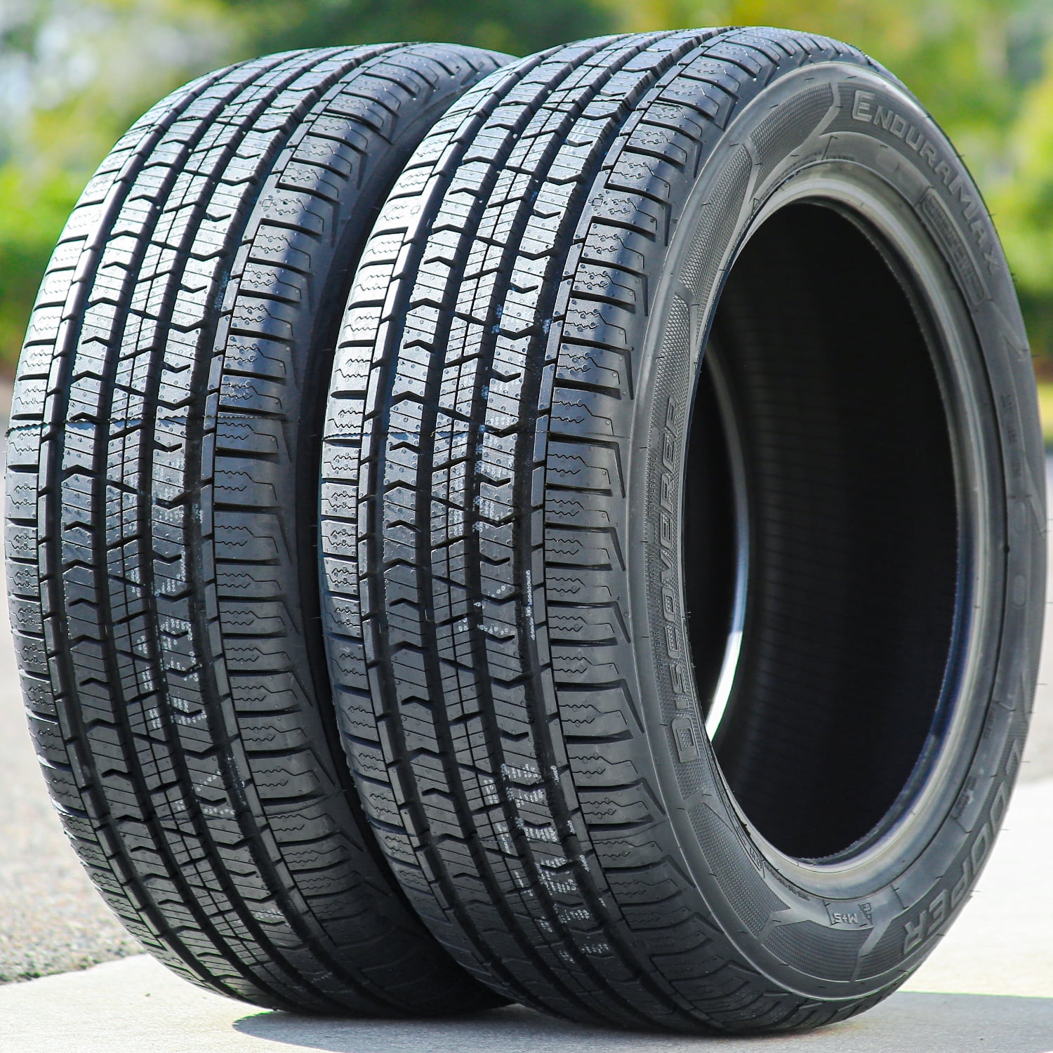 Pair of 2 (TWO) Cooper Discoverer EnduraMax 225/55R19 99V A/S All Season Tires Fits: 2013-16 Mazda CX-5 Grand Touring, 2020 Ford Escape Titanium Plug-In Hybrid