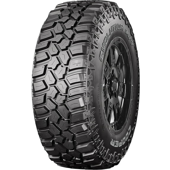 Pair of 2 (TWO) Cooper Evolution M/T LT 265/70R17 Load E 10 Ply MT Mud Tires Fits: 2017 Chevrolet Silverado 1500 WT, 2014-15 Chevrolet Silverado 1500 WT