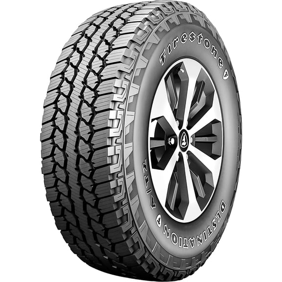 Pair of 2 (TWO) Firestone Destination A/T2 255/75R17 113S AT All Terrain Tires Fits: 2017 Jeep Wrangler Unlimited Sport, 2016 Jeep Wrangler Unlimited Sport S