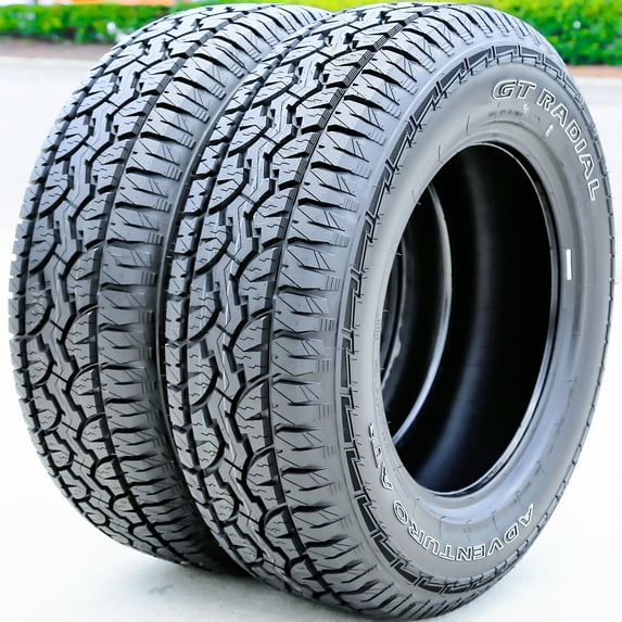 Pair of 2 (TWO) GT Radial Adventuro AT3 265/65R18 112S XL A/T All Terrain Tires Fits: 2009-13 Chevrolet Silverado 1500 Hybrid, 2014 GMC Sierra 1500 SLE