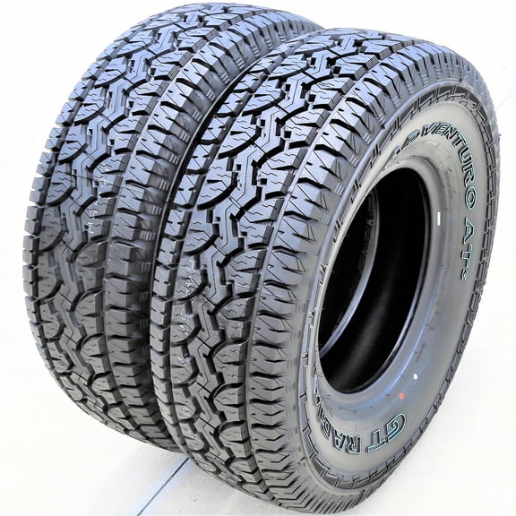 Pair of 2 (TWO) GT Radial Adventuro AT3 LT 285/70R17 Load E (10 Ply) A/T All Terrain Tires Fits: 2015-18 Ram 1500 Rebel, 2021-23 Jeep Wrangler Unlimited Rubicon 392