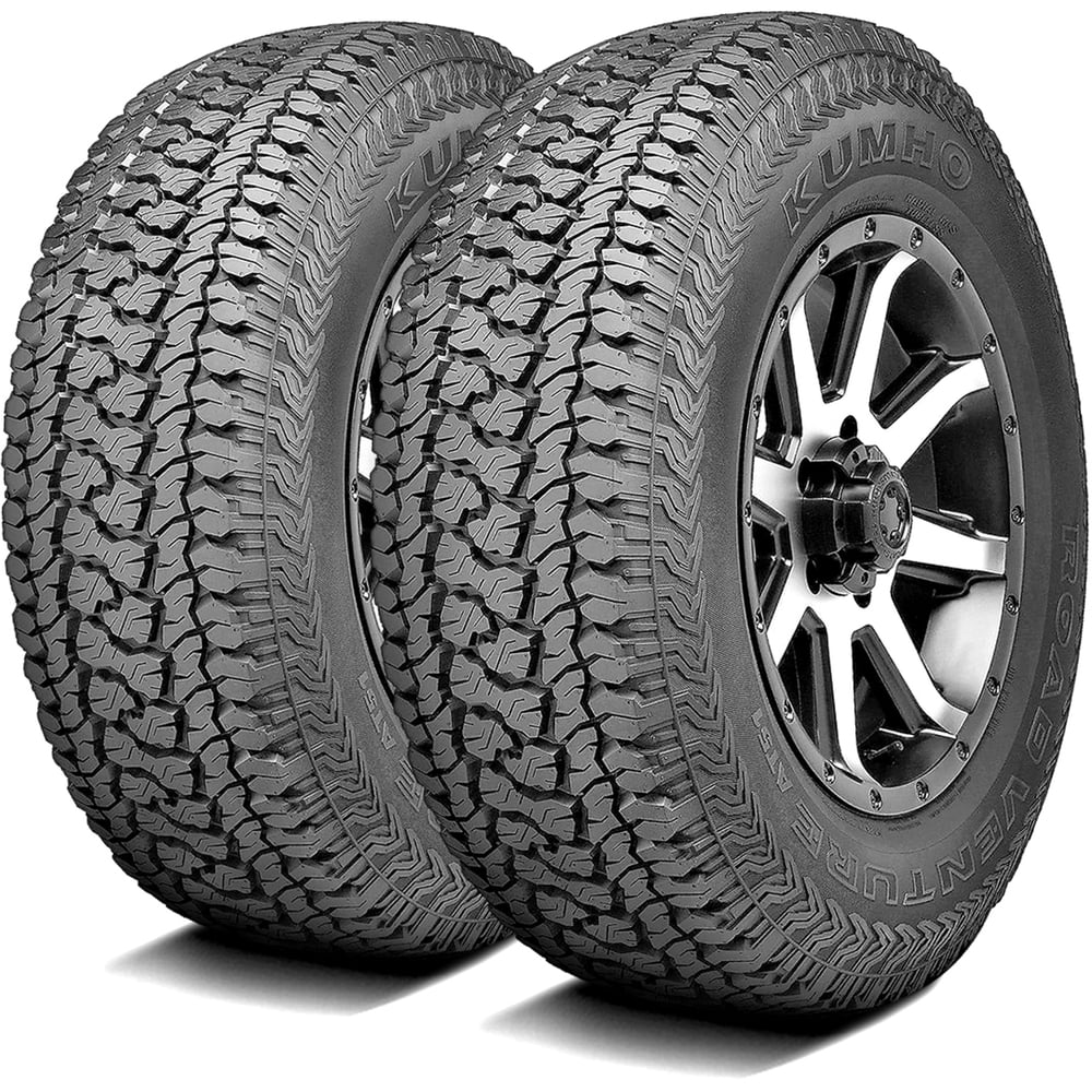 Kumho Tire Pair of 2 (TWO) Kumho Road Venture AT51 LT 245/75R17 121/118R E 10 Ply A/T All Terrain Tires Fits: 2011-23 Chevrolet Silverado 2500 HD WT, 2012-13 Ford F-150 XLT Kumho Tire Pair of 2 (TWO) Kumho Road Venture AT51 LT 245/75R17 121/118R E 10 Ply A/T All Terrain Tires Fits: 2011-23 Chevrolet Silverado 2500 HD WT, 2012-13 Ford F-150 XLT Sansujyuku sansujyuku.com