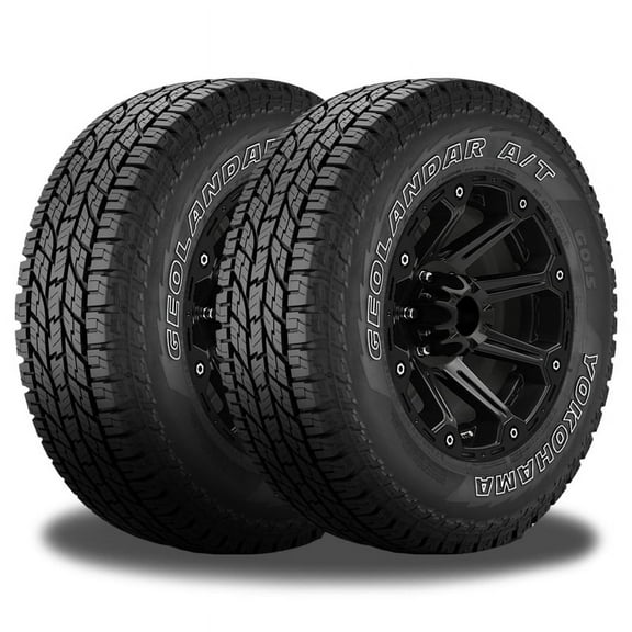 Pair of 2 Yokohama Geolandar A/T G015 OWL 235/75R15 108T Tires 110101510 / 235/75/15 / 2357515 Fits: 1995-99 Chevrolet Tahoe LT, 1999 Chevrolet Silverado 1500 Base