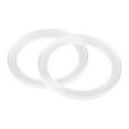 thumbnail image 1 of Pair 3.5 Inch Car White Clear Speaker Spacer Ring Mounting Spacer Acrylic 78mm ID, 1 of 6