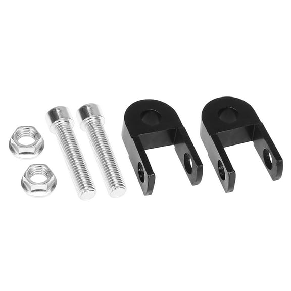 Pair 3cm Shock Absorber Height Extender Universal for Motorcycle Suspension Black