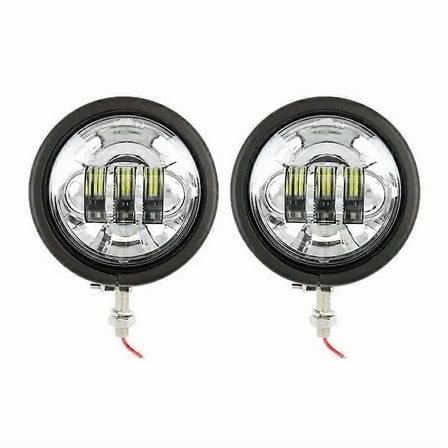 Pair 4.5 4 1/2 inch Motorcycle 4.5 inch Fog light Passing Auxiliary Light for Harley Classic FLHR Road King Foglamp Accessories
