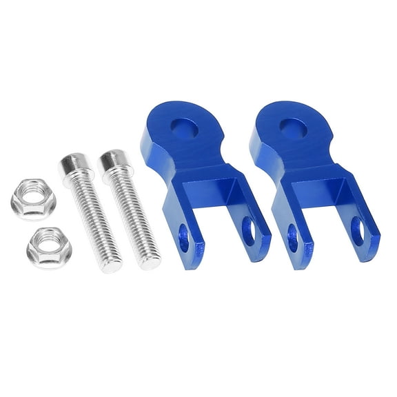 Pair 5cm Shock Absorber Height Extender Universal for Motorcycle Suspension Blue