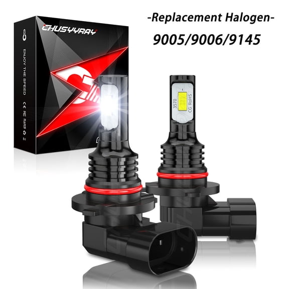 Pair 6000K Pure White LED Fog Light Bulbs for Dodge RAM 1500 2500 3500 2010 2011 2012 Ultra Brighter