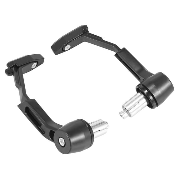 Pair 7/8" 22mm Motorcycle Brake Lever Guard Handlebar Protector Clutch Protective Black