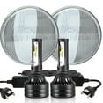 thumbnail image 1 of Pair 7" Inch Round LED Headlights Hi/LO Sealed Beam For Ford Mustang 1965-1973, 1 of 12