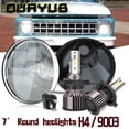 thumbnail image 1 of Pair 7" Inch Round LED Headlights Hi/LO Sealed Beam For Ford Mustang 1965-1973, 1 of 12