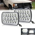 thumbnail image 1 of Pair 7X6" LED Headlights H6054 Clear Projector Headlamp FIT For GMC K1500 1980-1993, 1 of 8
