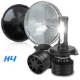thumbnail image 1 of Pair 7inch Round LED Headlights Hi-Lo Beam For GMC C15 C25 C35 Pickup, 1 of 10