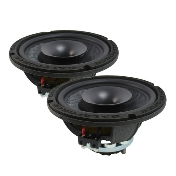 Pair 8" 250W RMS 4-ohm 2-way Marine Speaker w/ Horn Galeforce Audio F-3 Series New