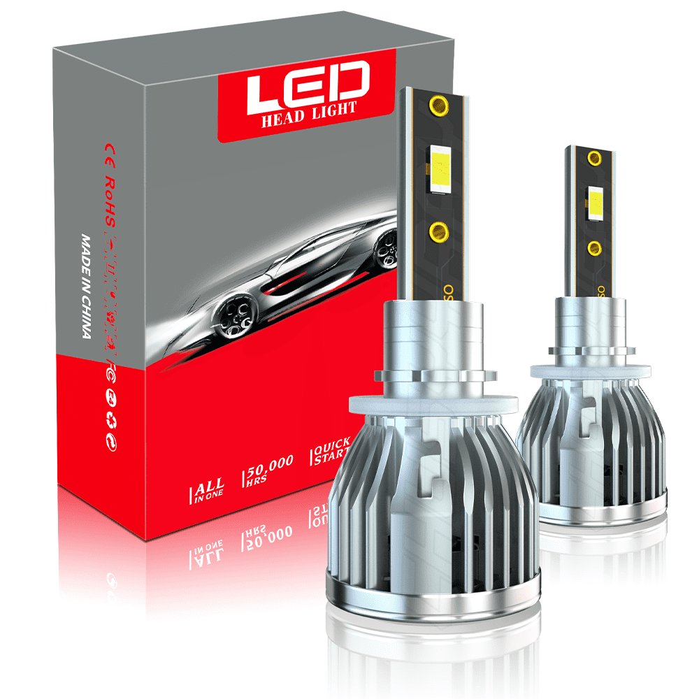 Pair 880 881 LED Fog Light Headlight Bulbs Conversion Kit 6000k White 893 899 890 889 894 898