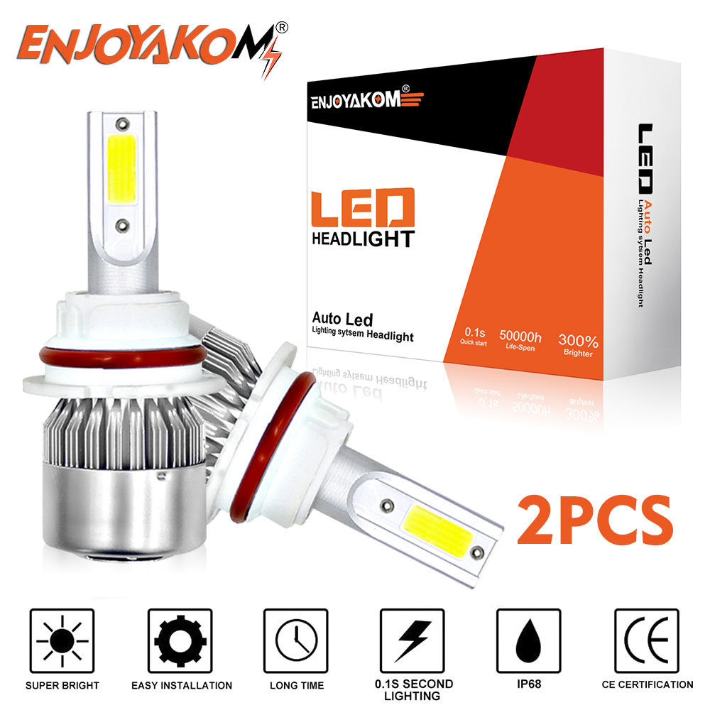 Pair 9004 Hb1 High Low Beam For Dodge Dakota 1991 1996 Super Bright