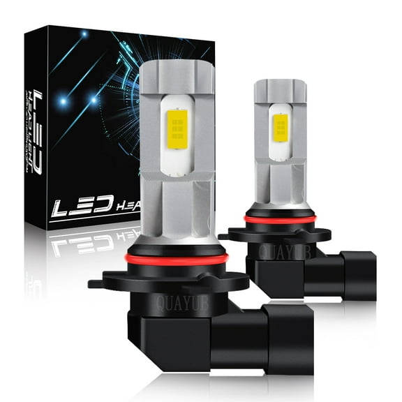 Pair 9140 9145 H10 LED Fog Light 80W 16000LM CSP 6000K White Driving DRL Bulbs
