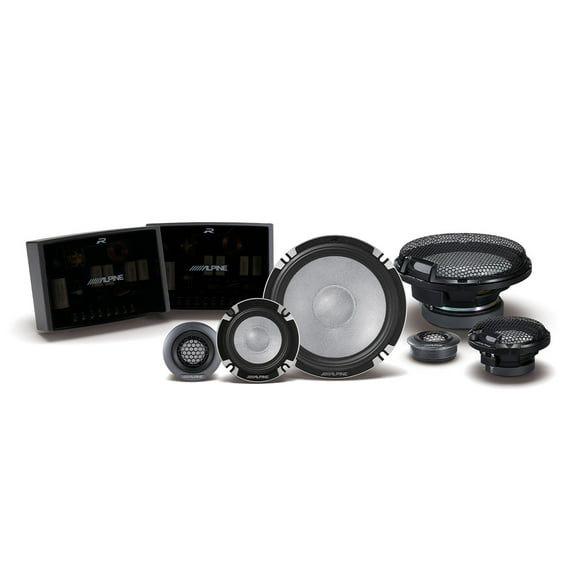 Alpine R2-S653 R-Series Pro 3-Way Component Speaker Set