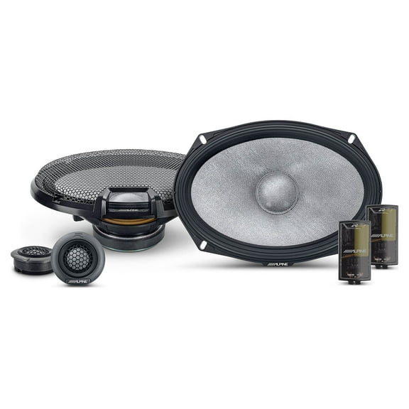 New Alpine R-Series R2-S69C 69" 2-Way Component Speakers with 300 Watt Peak Power
