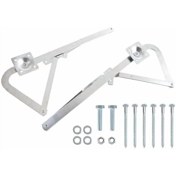 Pair Attic Ladder Spreader Hinge Arms for MFG Werner Series 55-2 After 2010, for Werner Series Attic Ladders, Models After February 2010 Models Mk 5 WU2210 W2208 W2210$$Tools
