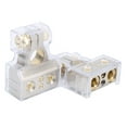 Pair Battery Terminal Connector Negative and Positive 0/4/8/10 AWG for