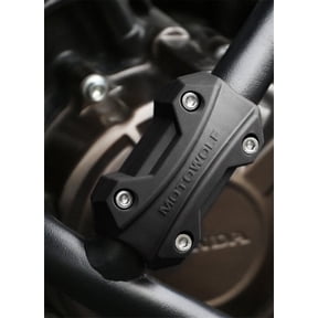 Pair Black Motorcycle Engine Guard Crash Bar Bumper Protector Block 22/25/28mm