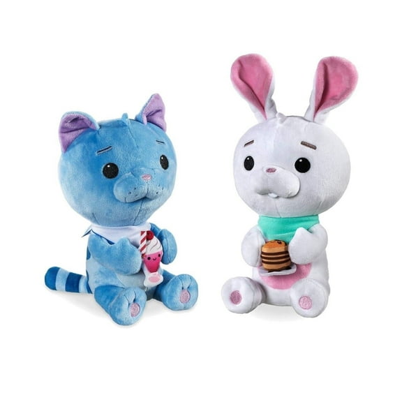 Pair Blue & White Bunny Funbun & Puddles Disney Wreck-It Ralph 2 Breaks Internet New
