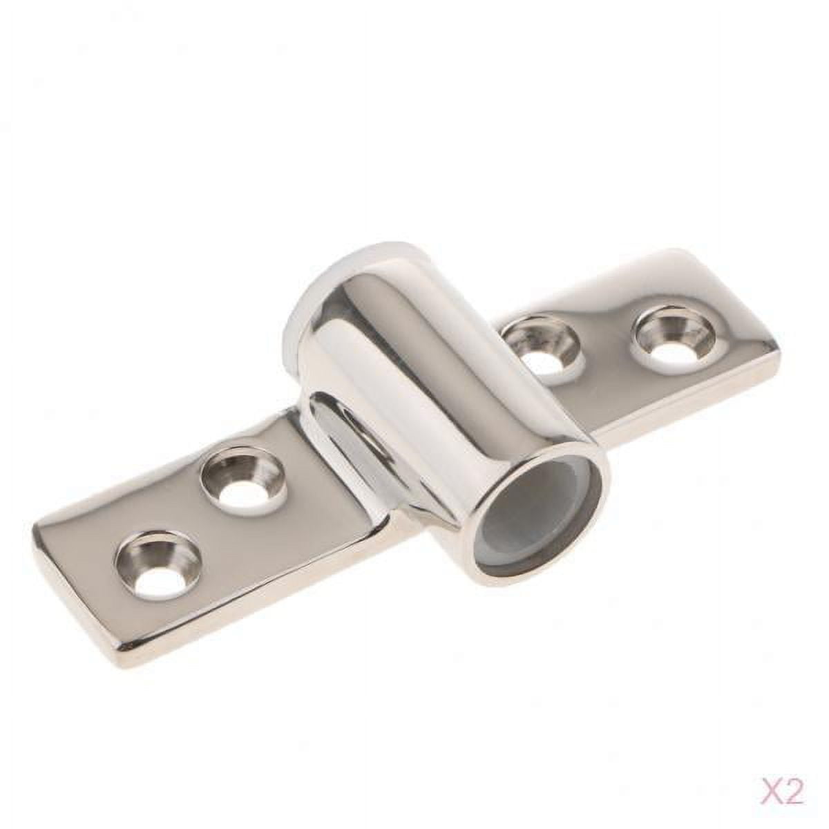 Pair Boat Oar Lock Sockets Cast Marine Stainless Rowboat Fishing Boat