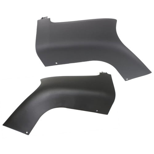 Pair Bumper Face Bar Ends Extensions Set of 2 Rear Driver & Passenger Side