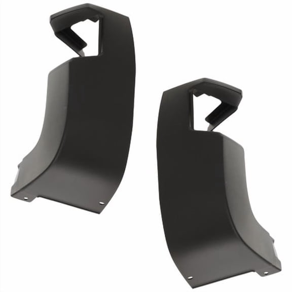 Pair Bumper Face Bar Ends Extensions Set of 2 Rear Driver & Passenger Side