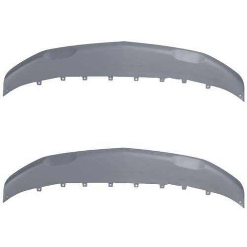 Pair Bumper Face Bar Trims Molding Step Pads Set of 2 Front Driver & Passenger