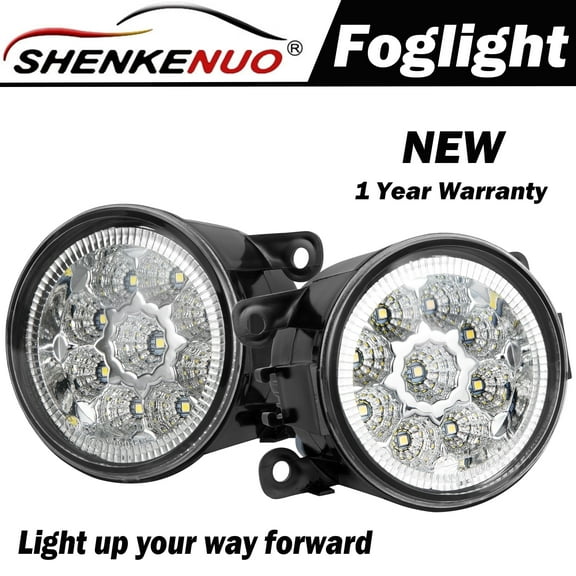 Pair Bumper LED Fog Light Driving Lamps White For Honda Pilot 2016 2017 2018