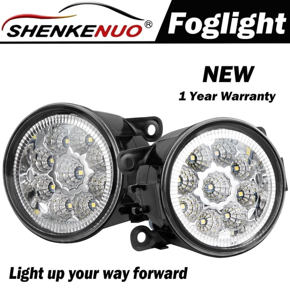 Pair Bumper LED Fog Light Driving Lamps White For Honda Pilot 2016 2017 2018