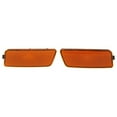 thumbnail image 1 of Pair Car Front Bumper Side Marker Light Housing Marker Lights Cover Accessories Fit for Volkswagen Golf GTI Orange, 1 of 6